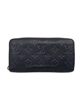 Louis Vuitton Wallet Zippy Monogram Empreinte Marine Rouge Navy